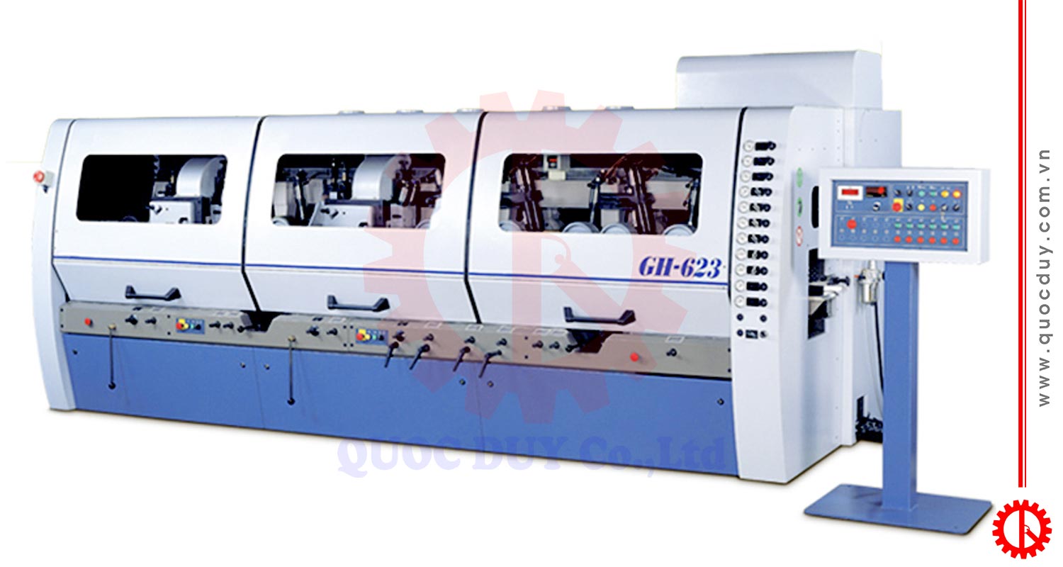 Máy bào bốn mặt 6 trục cao tốc GH-623 | Quốc Duy