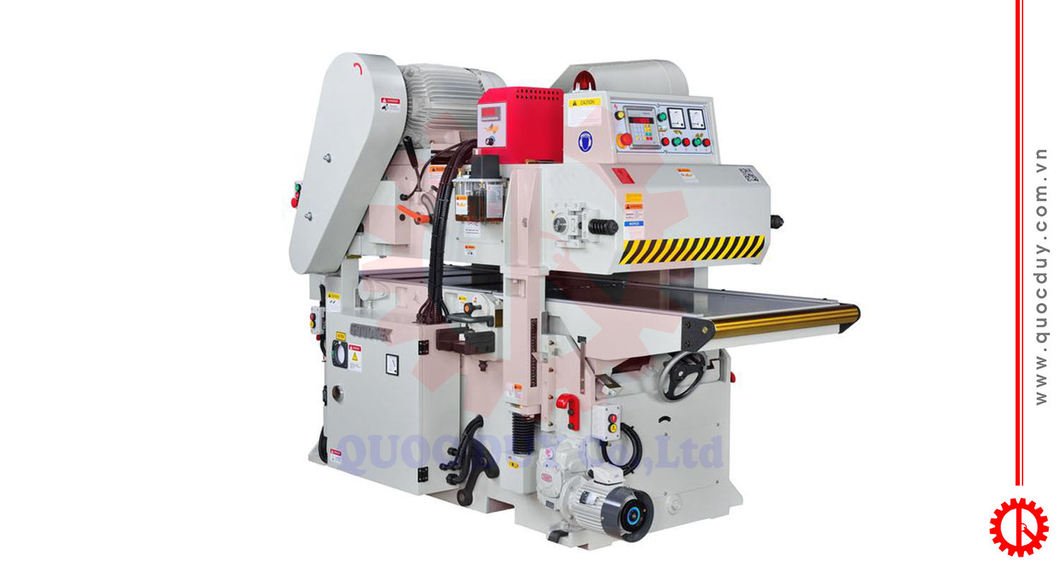 Máy bào gỗ 2 mặt 4 tấc dao thẳng GT-400B | Quốc Duy