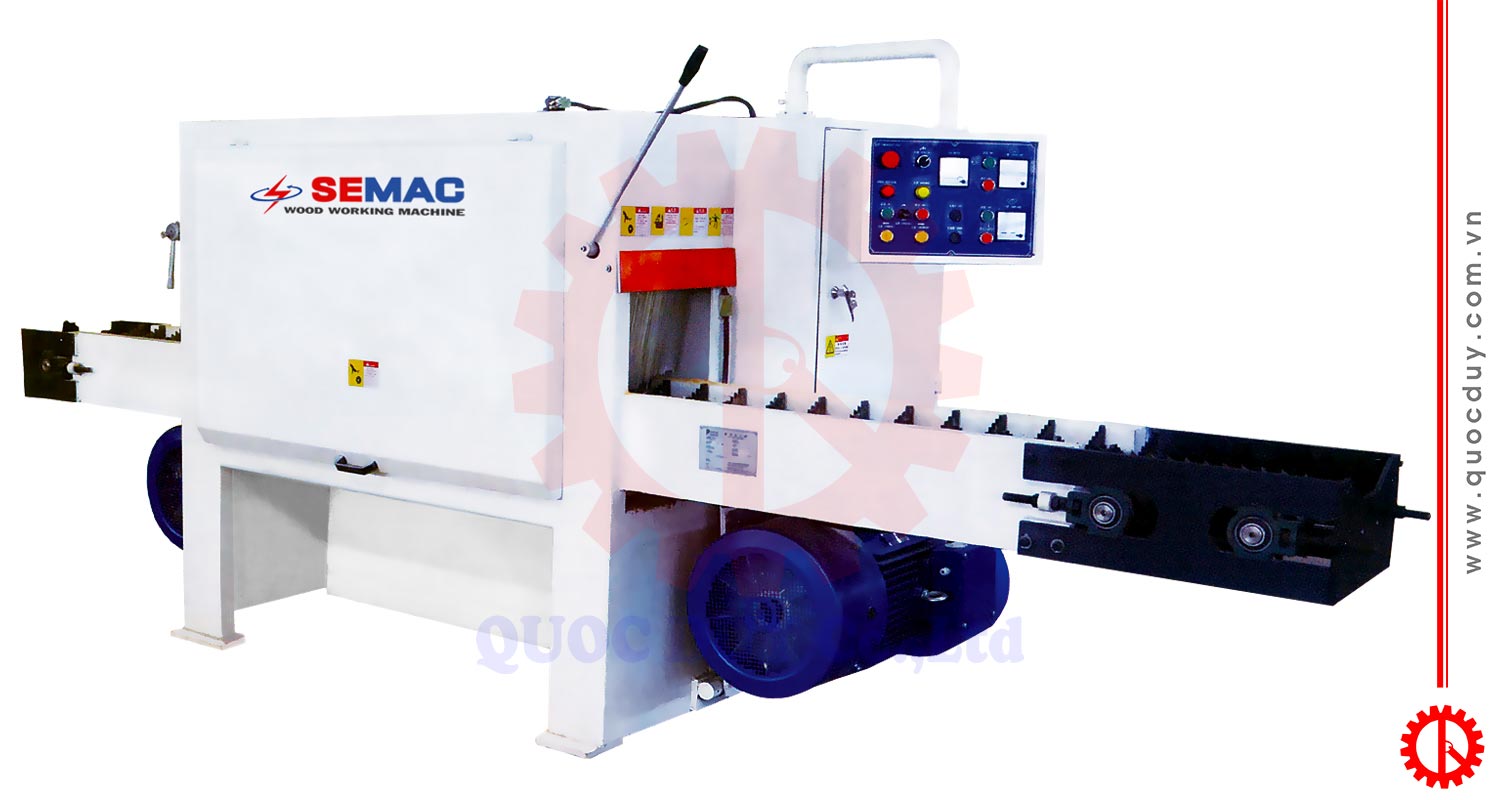 Máy cưa xẻ gỗ tròn nhiều lưỡi SM-MJY142-30 | Quốc Duy