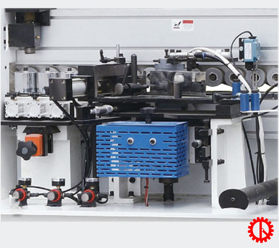 Bộ phận lăn keo dán nẹp máy dán cạnh ván MFC 5 chức năng tự động SM-360 | Quốc Duy