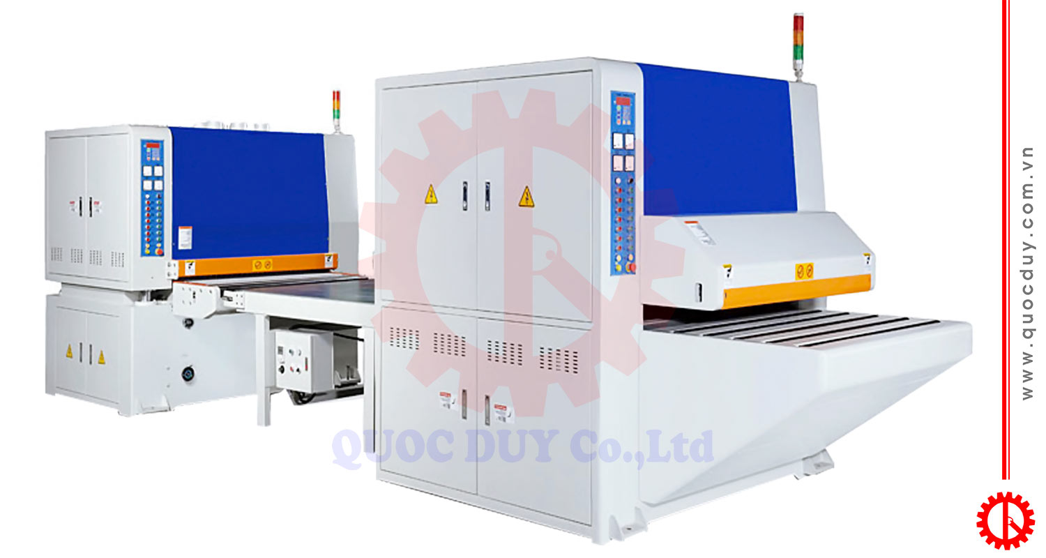 Hệ thống máy chà nhám nhám 2 mặt 600mm 0.6M | Quốc Duy