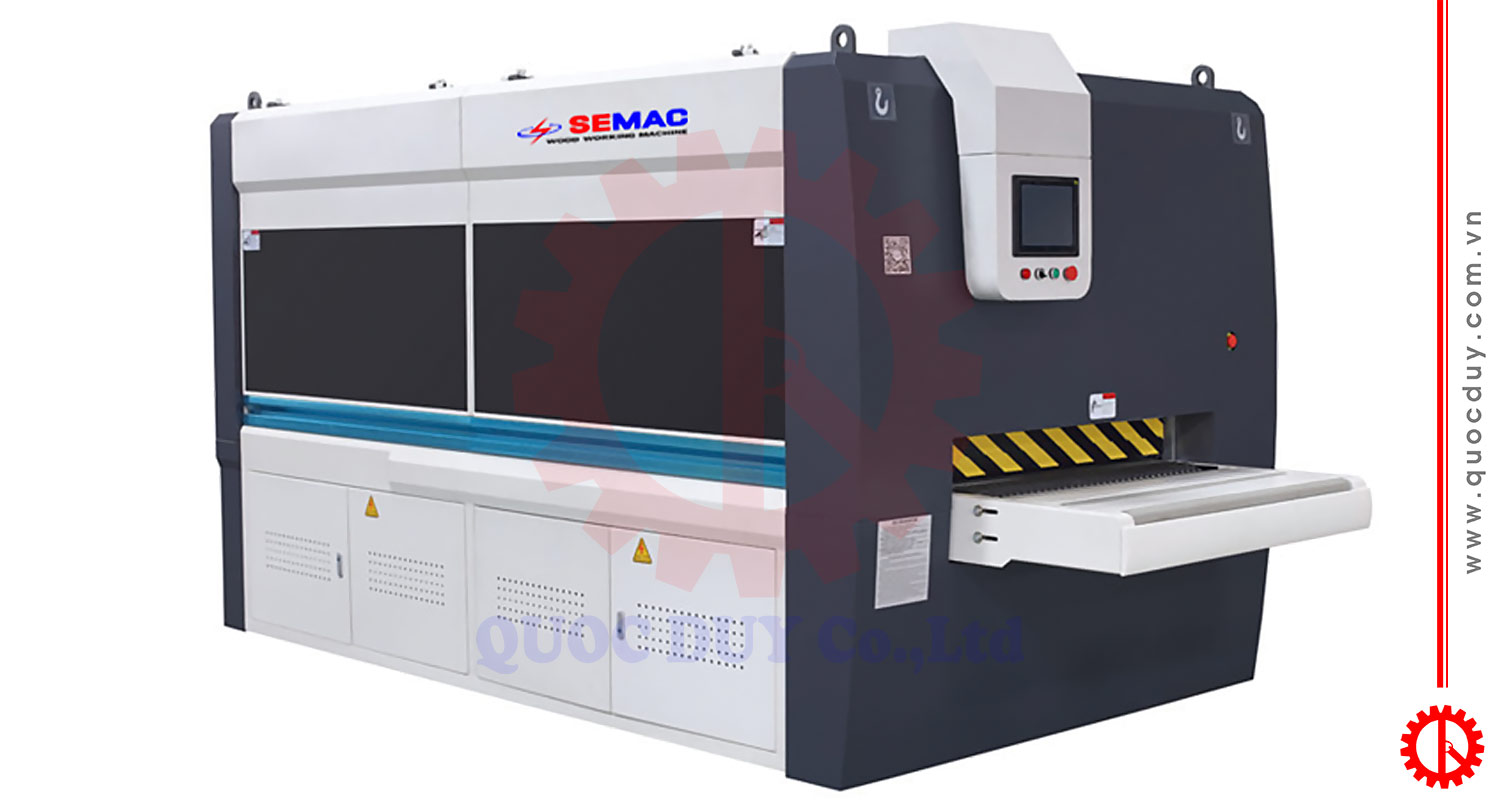 Máy chà nhám chổi 6 trục 2 độ nhám SM-1300-6S | Quốc Duy