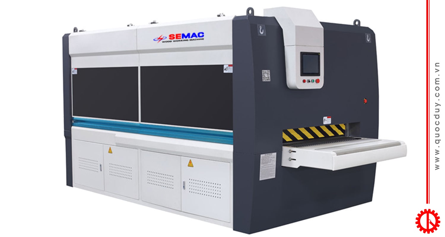 Máy chà nhám chổi 6 trục 2 độ nhám SM-1300-6S | Quốc Duy