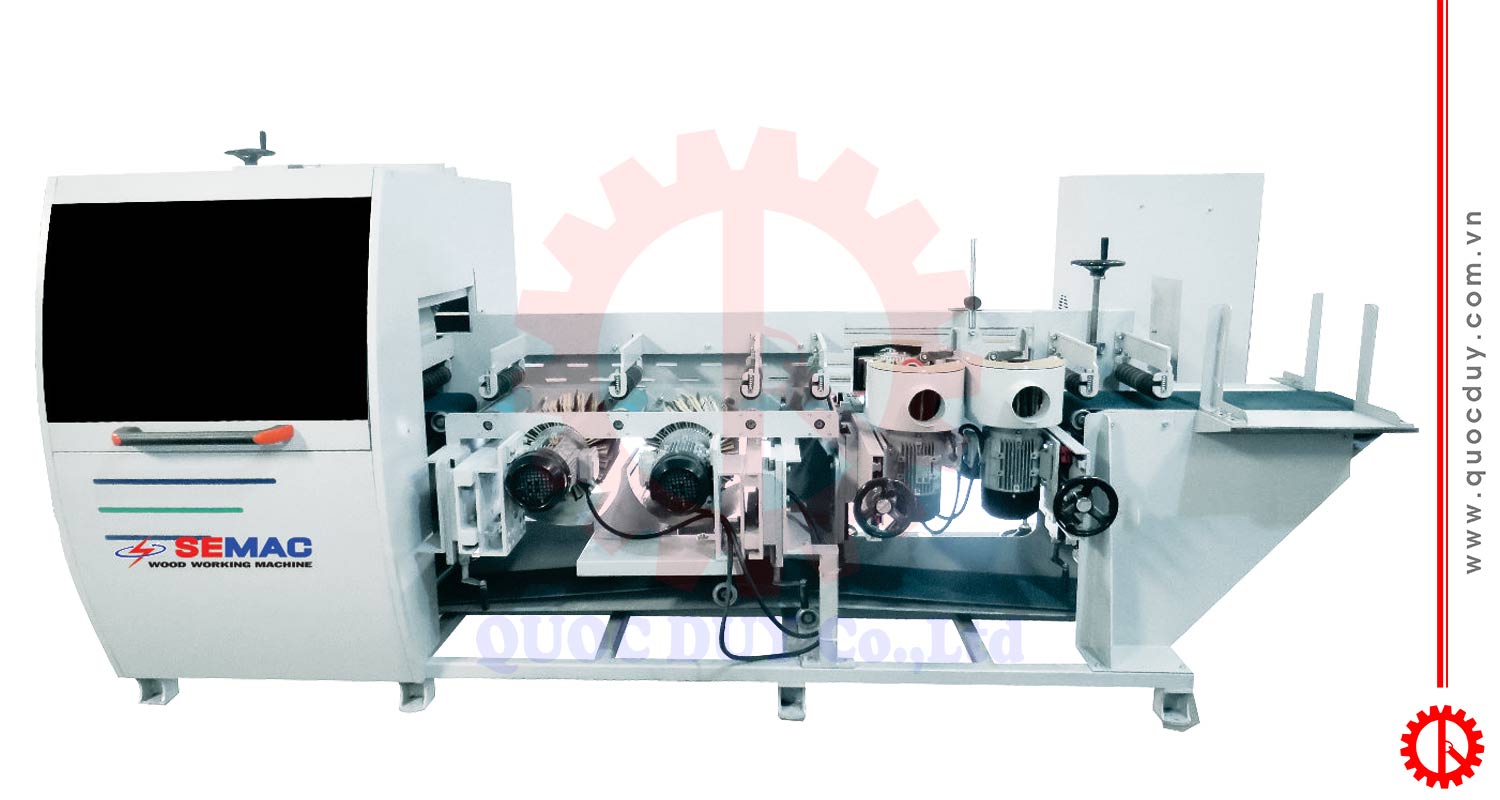 MÁY CHÀ NHÁM CHỔI 4 MẶT TỰ ĐỘNG SM 250-W4C4 | QUỐC DUY