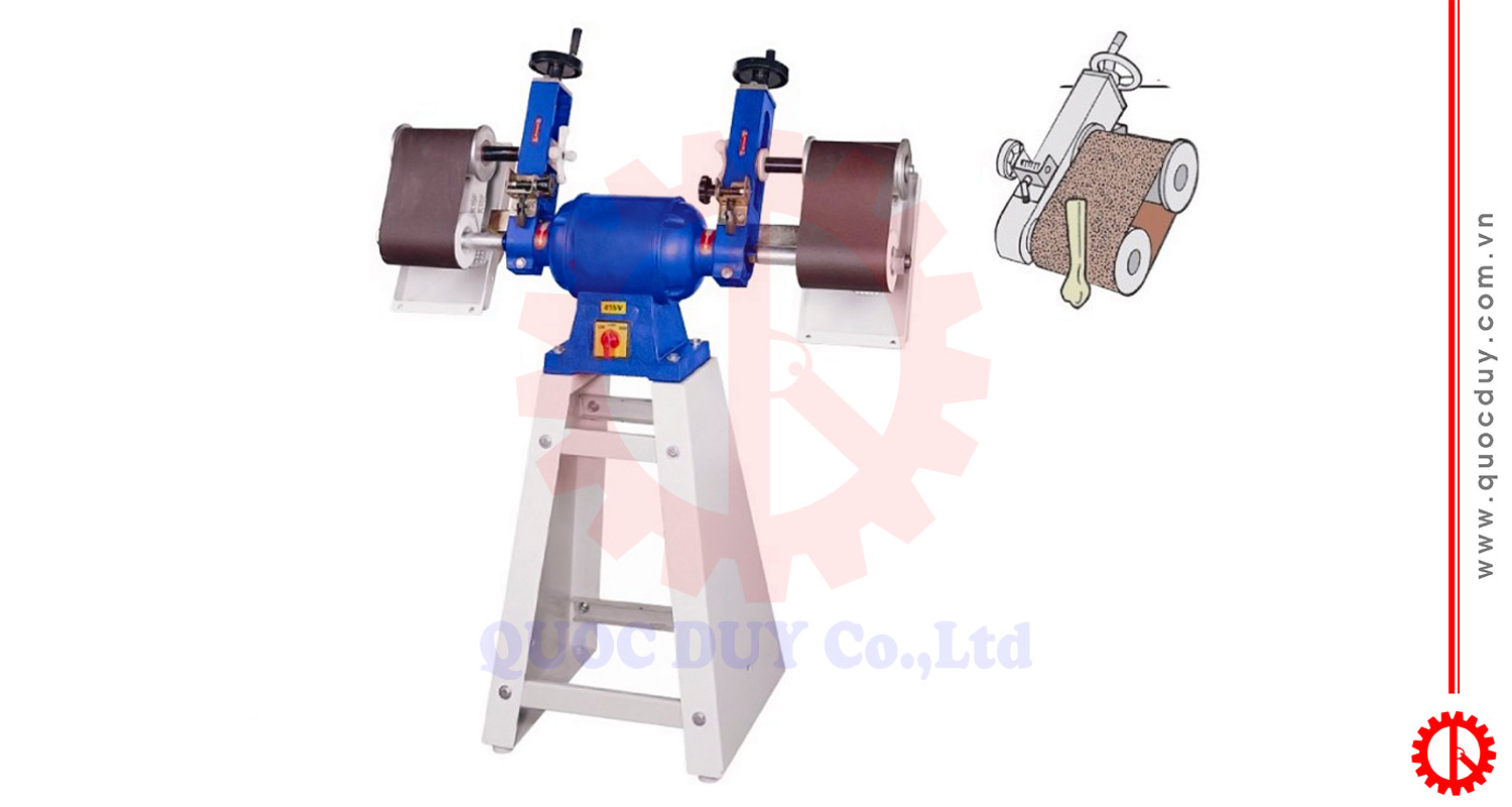 Máy chà nhám trục mút 2 băng nhám GB-600DS | Quốc Duy