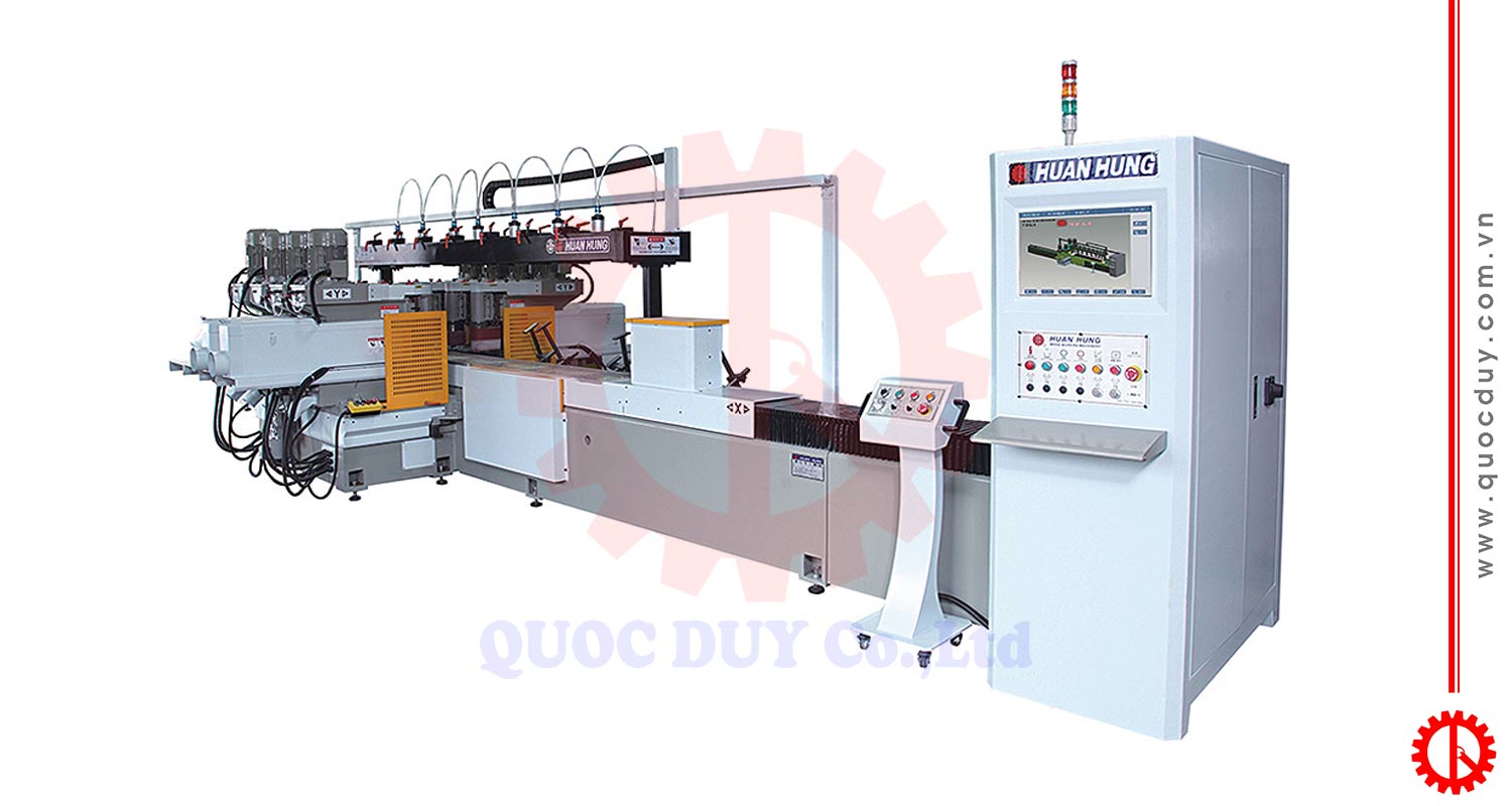 Máy chép hình dài CNC 8 trục dao | Quốc Duy