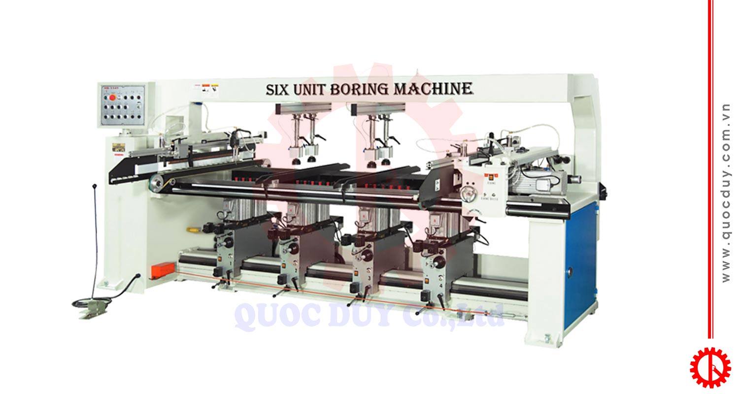 máy khoan 6 đầu HS-114T | quốc duy