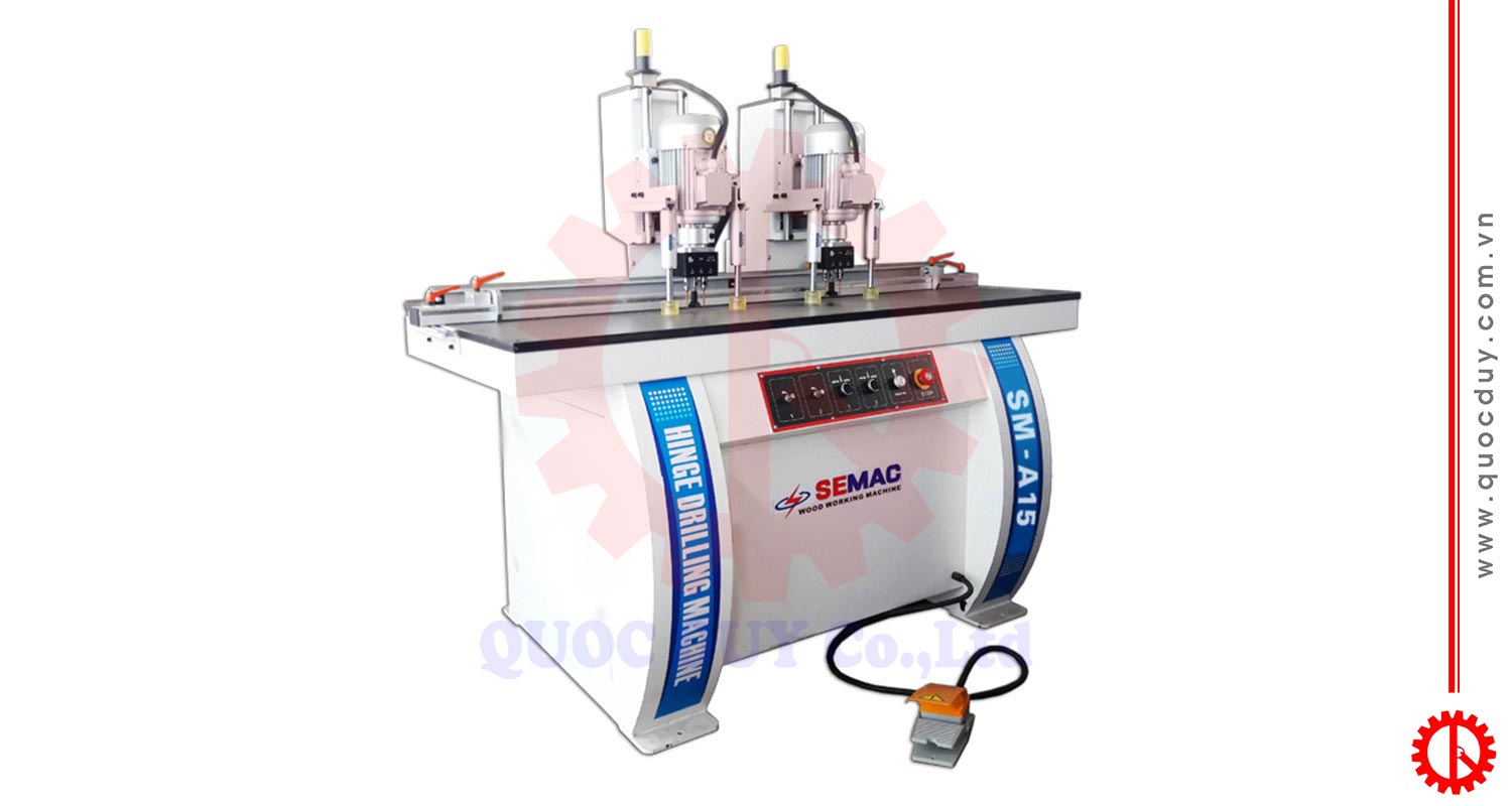 Máy khoan bản lề cửa SM A15 2H | Quốc Duy