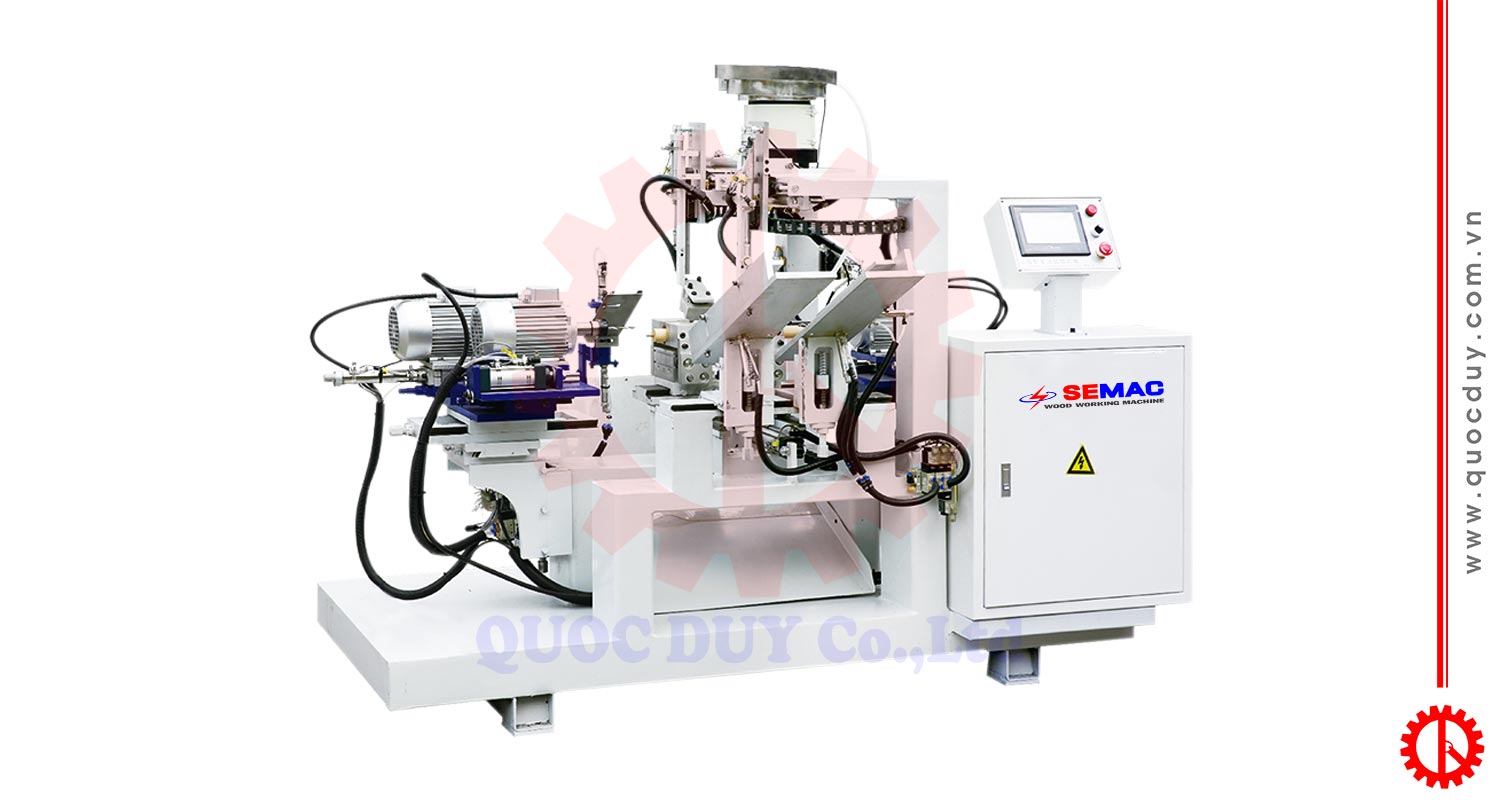 máy khoan cấy vít 2 đầu - nạp phôi tự động | quốc duy