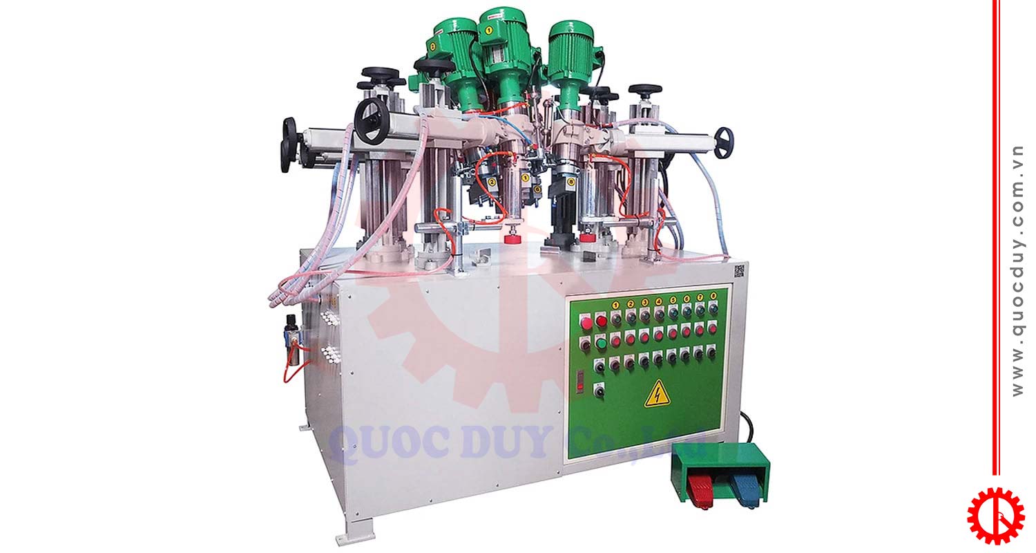 máy khoan mặt ghế 8 đầu | quốc duy