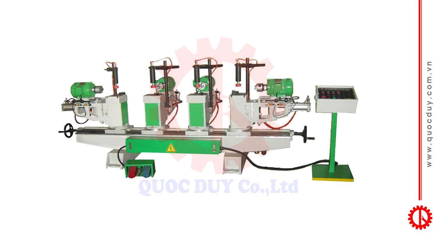 Máy khoan nằm ngang 4 đầu | quốc duy