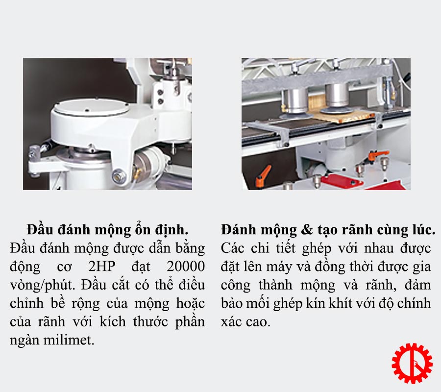 Chi tiết máy phay mộng mang cá dạng cong