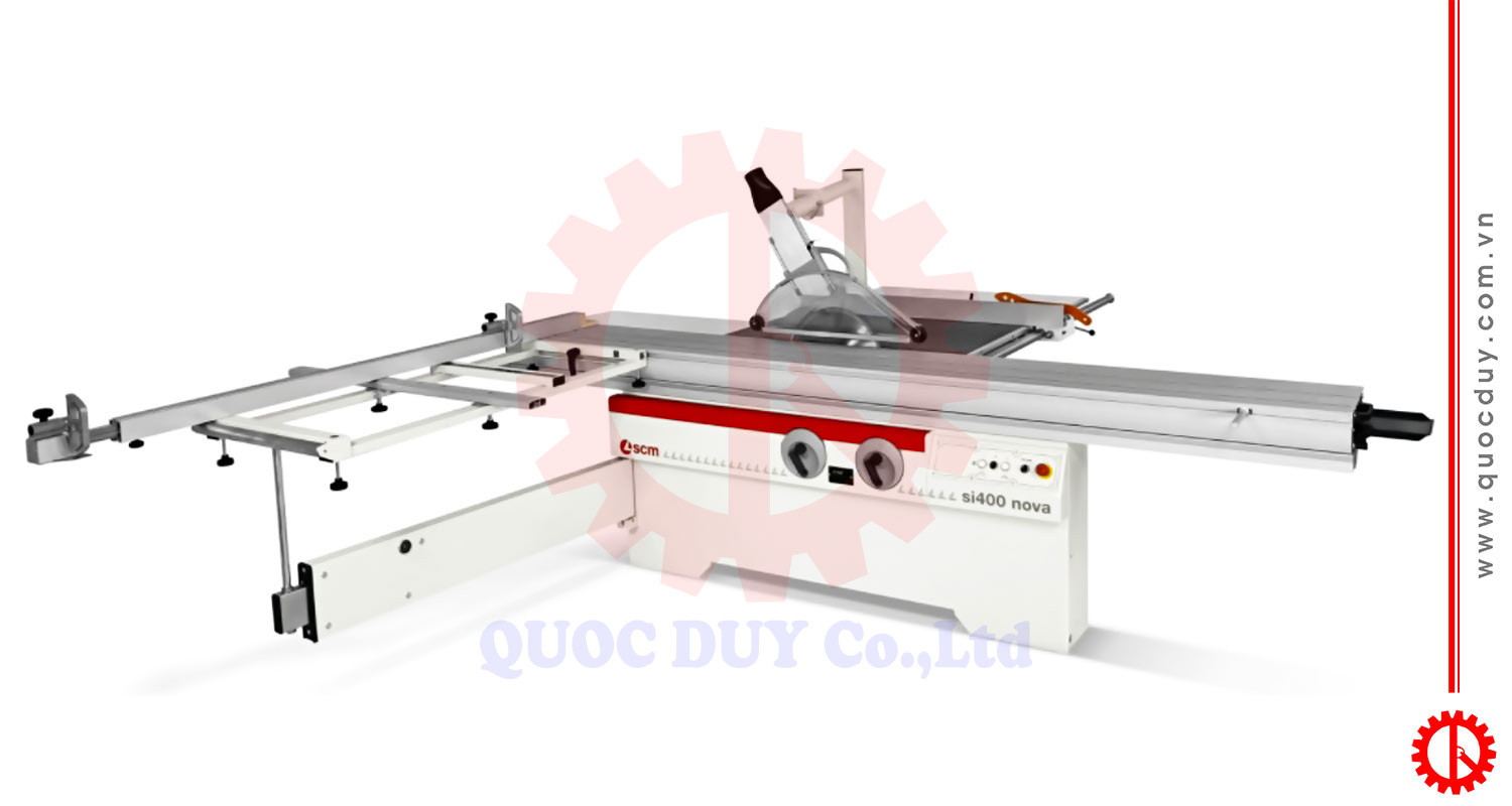 Máy cưa bàn trượt nghiêng lưỡi SCM SI-400 NOVA | Quốc Duy