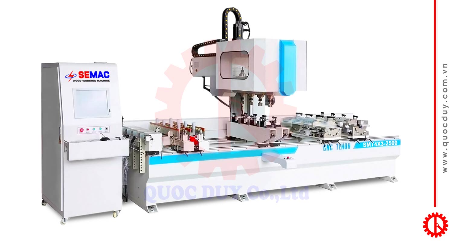 Máy đánh mộng cnc đa năng 4 đầu
