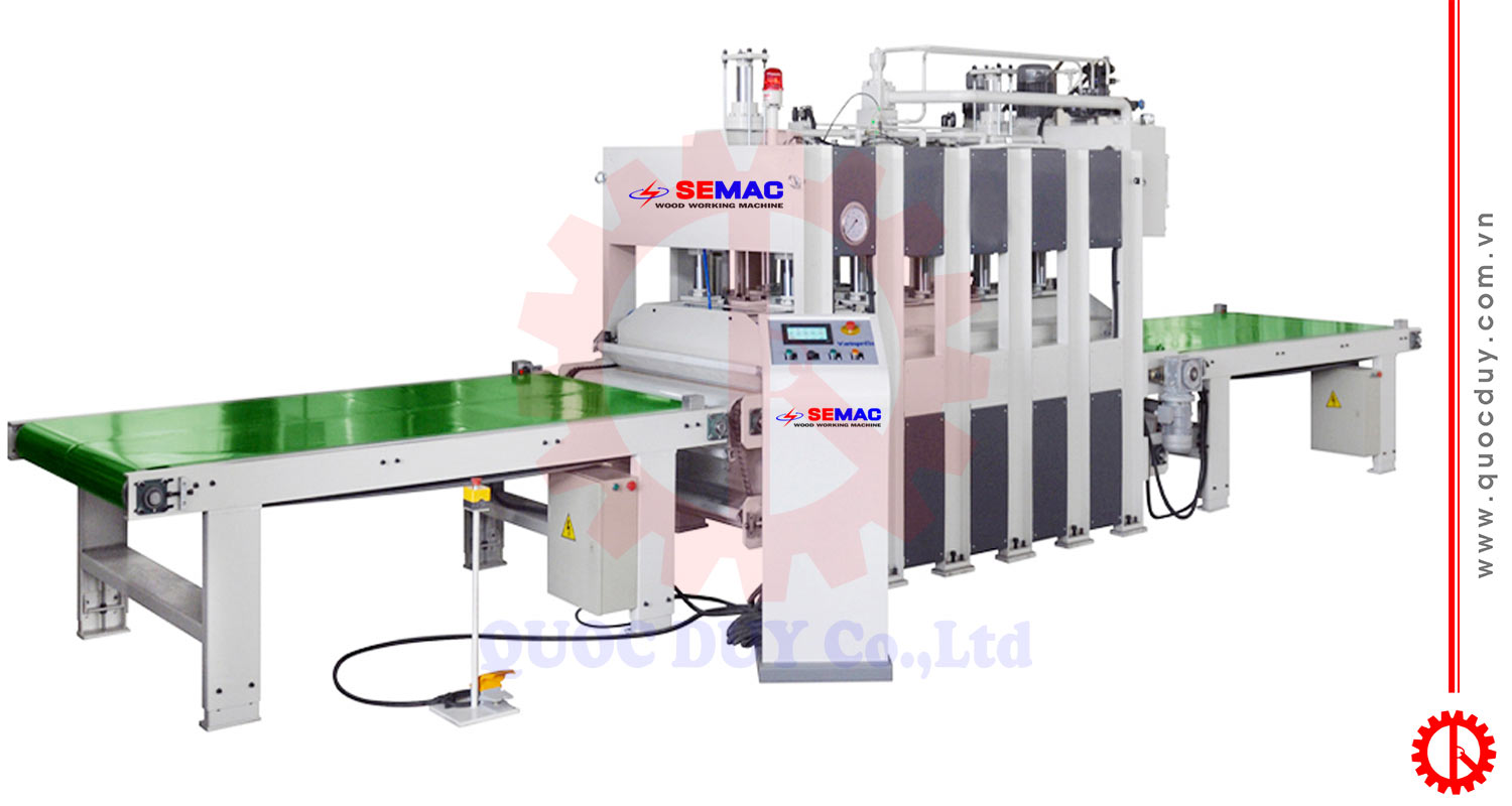 Máy ép nhiệt tự động vào và ra phôi tự động SM-BY624X8/16 | Quốc Duy