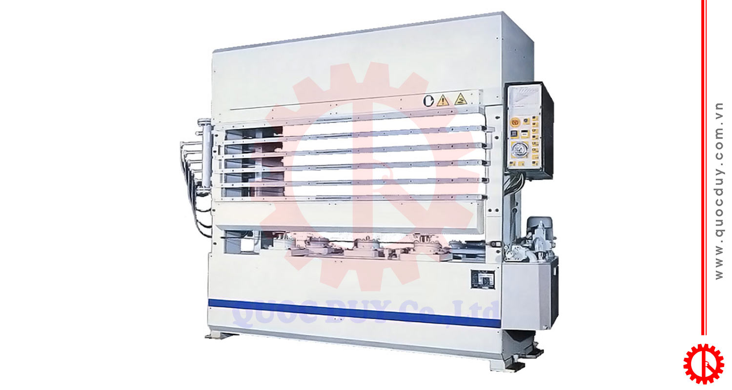 Máy ép nóng 5 khe 120 tấn | Quốc Duy