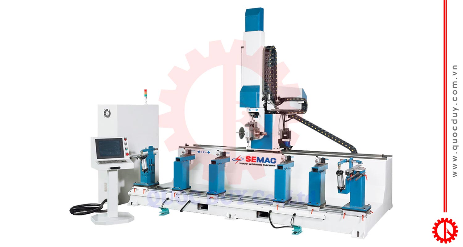 Máy phay mộng đa năng cnc 5 trục