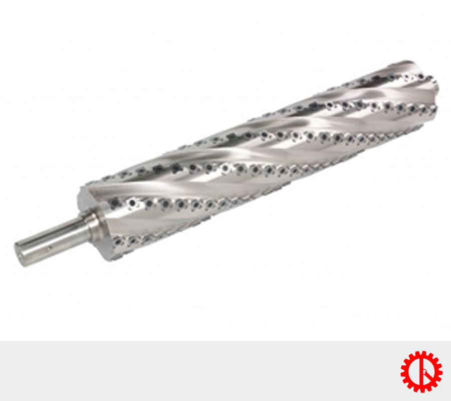 trục dao bào xoắn 02 mặt | quốc duy