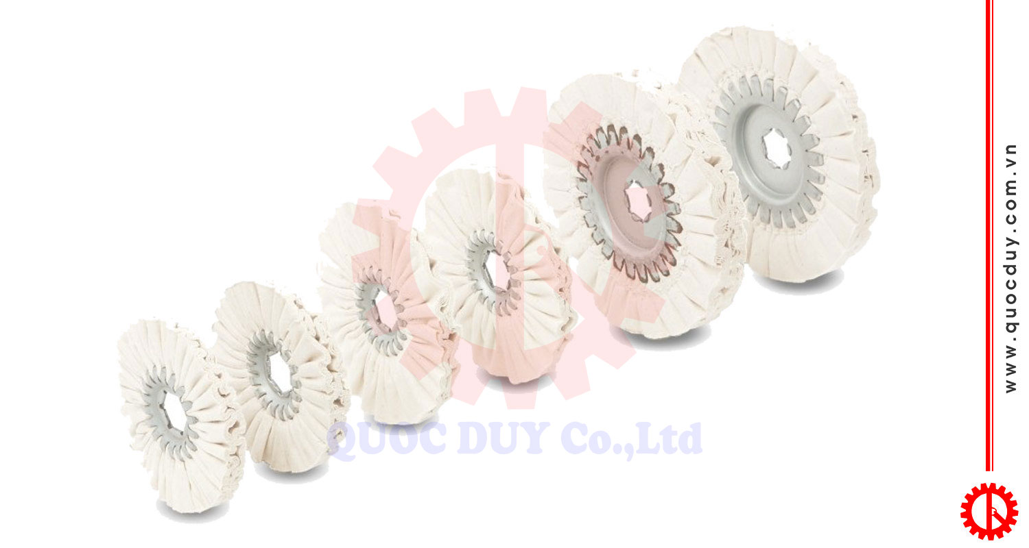 Bánh xe vải đánh bóng - Chổi đánh bóng - Phớt đánh bóng | Quốc Duy
