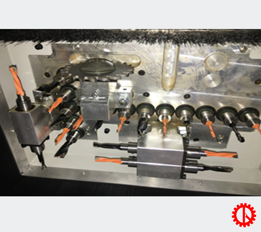 Cụm đầu khoan máy gia công phay khoan xẻ ván cnc kết hợp SM-3313 | Quốc Duy