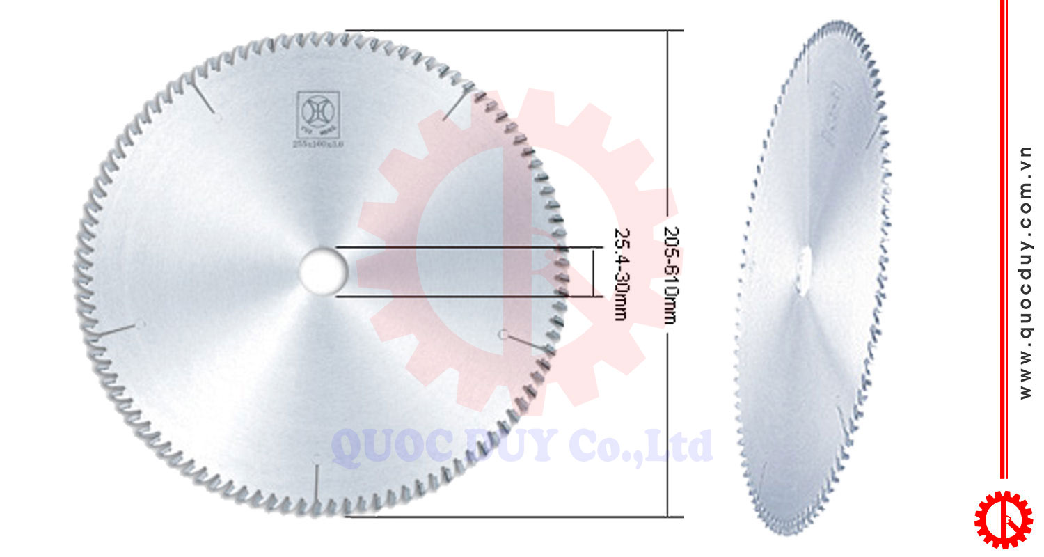 Lưỡi cưa cắt ngang hợp kim | Quốc Duy
