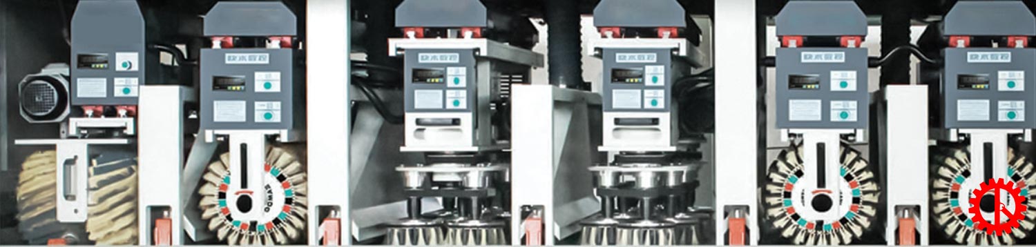 Trục máy chà nhám chổi thùng 7 trục