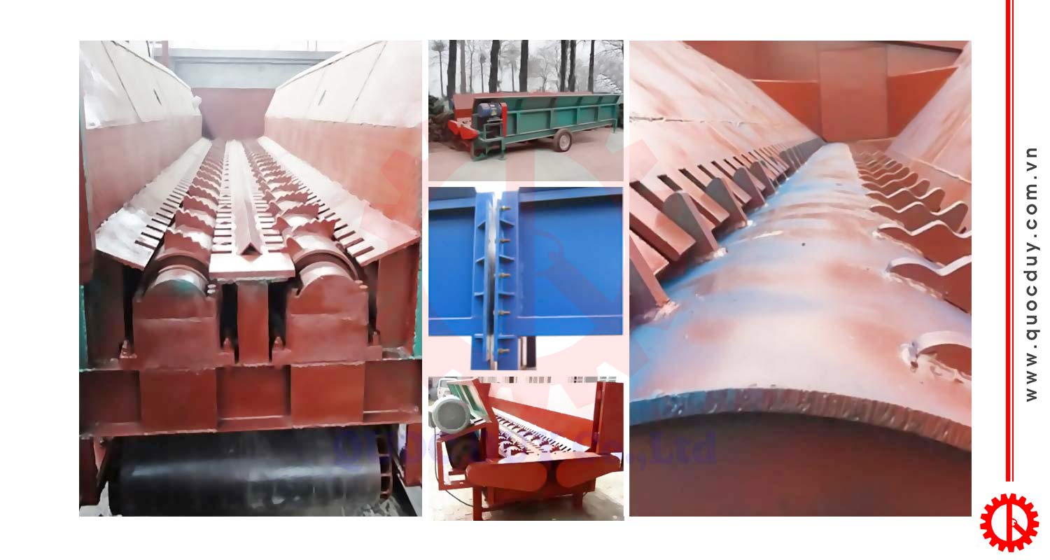 Máy tách lớp vỏ cây DEBARKER | Quốc Duy