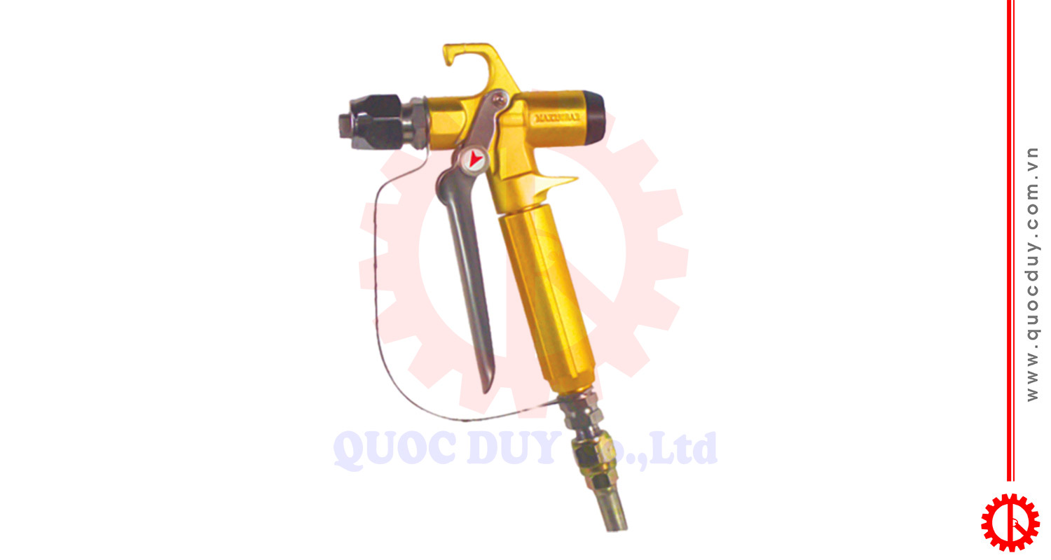 Súng phun sơn tiết kiệm airless | Quốc Duy