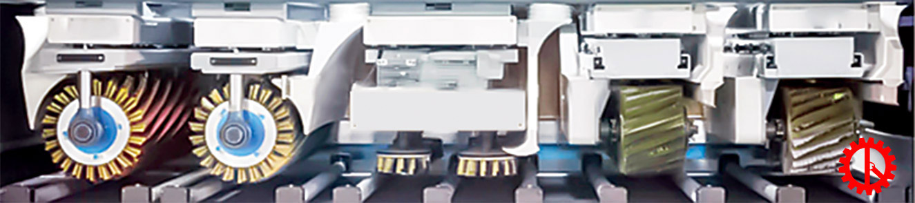 Trục máy chà nhám chổi thùng 6 trục