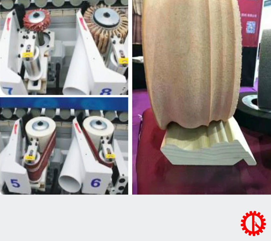 Bộ phận chà nhám máy chà nhám - sơn cạnh UV - MMP W4C2-T2G4 | Quốc Duy