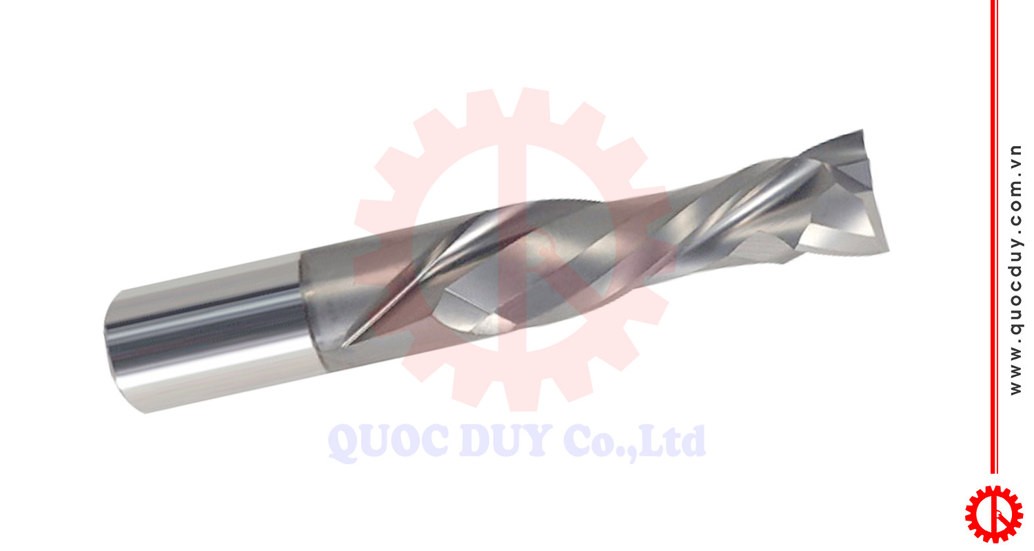Dao phay ngón Carbide 2 me rãnh xuôi - ngược | Quốc Duy