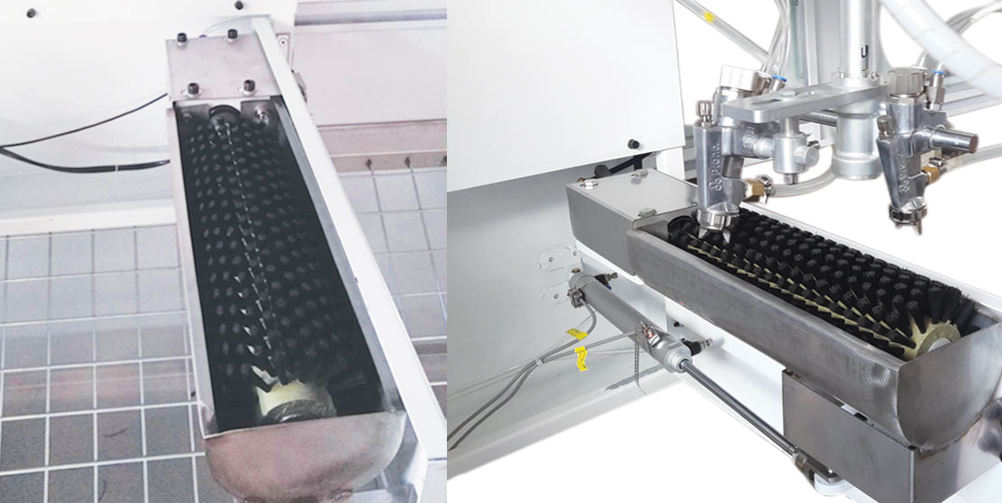 hệ thống làm sạch đầu phun sơn tự động | quốc duy