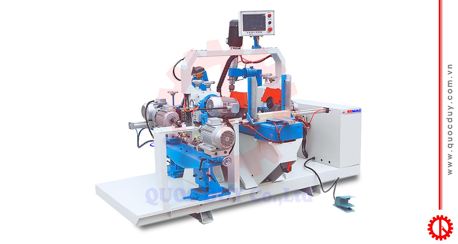 Máy cắt phay rãnh khoan tự động | quốc duy