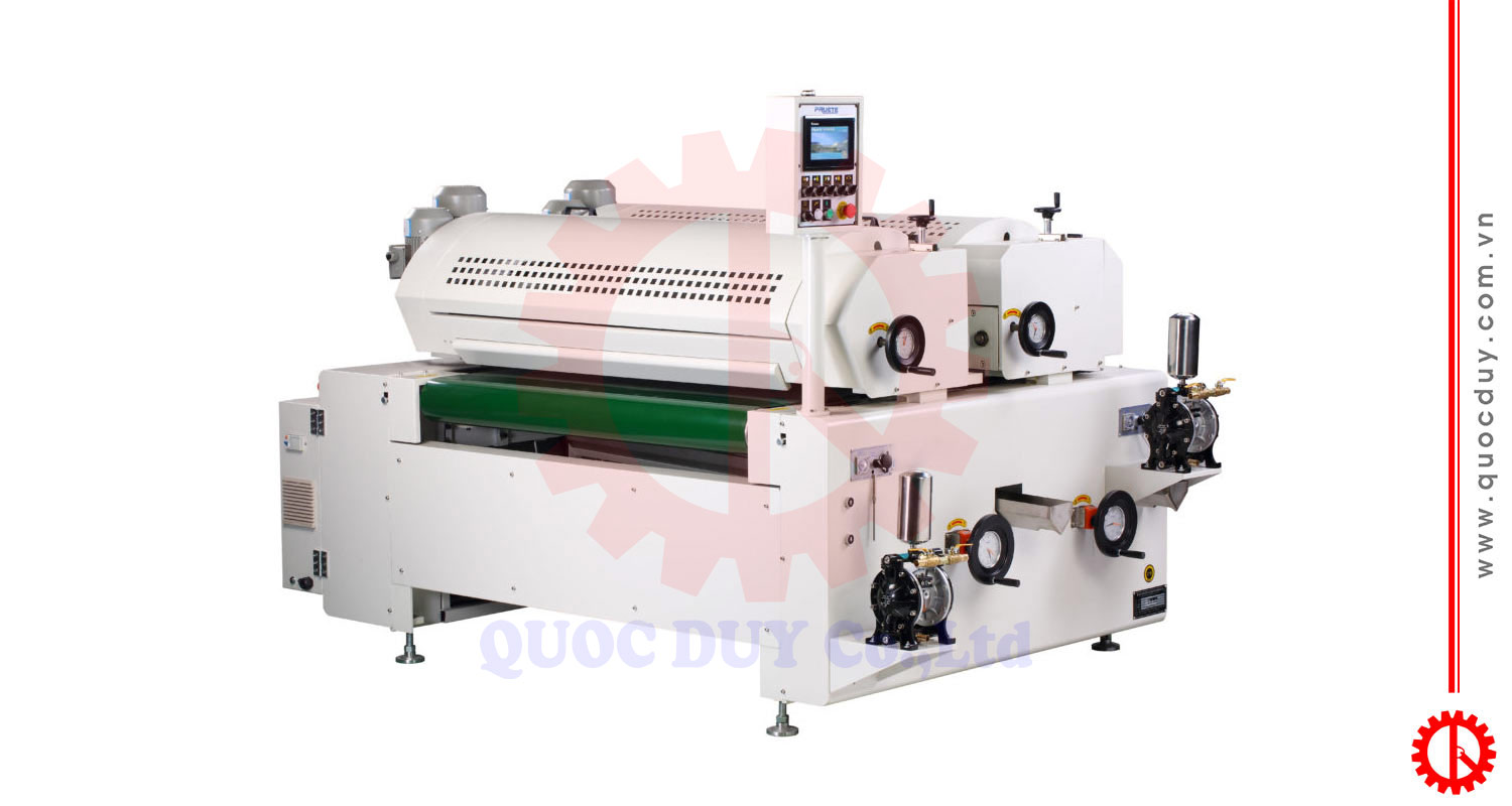 Máy sơn rulo 2 trục - sơn cán màng | Quốc Duy