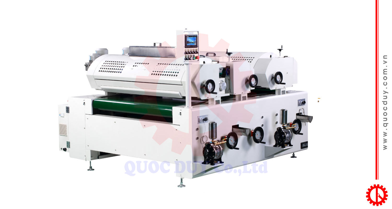 Máy sơn rulo 3 trục | Quốc Duy