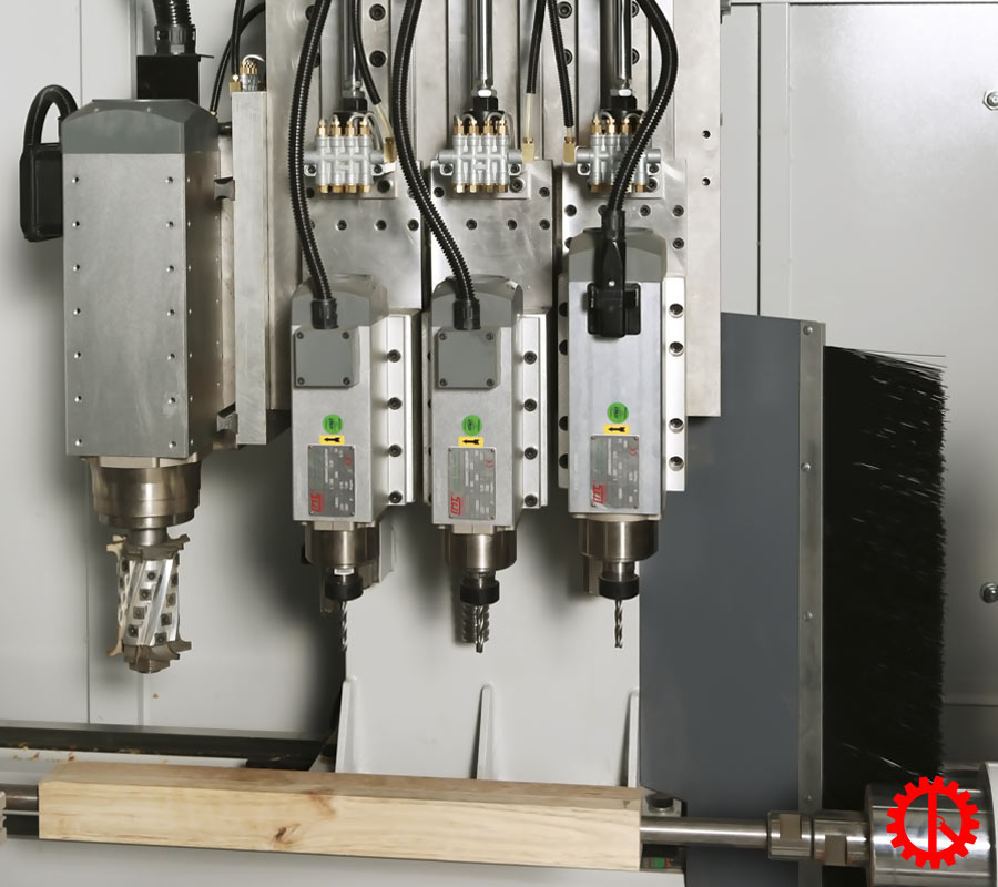 Cụm gia công chân bàn ghế