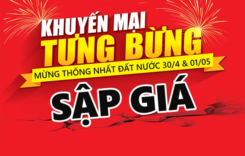 khuyến mãi mừng lễ lớn 30 4 | quốc duy