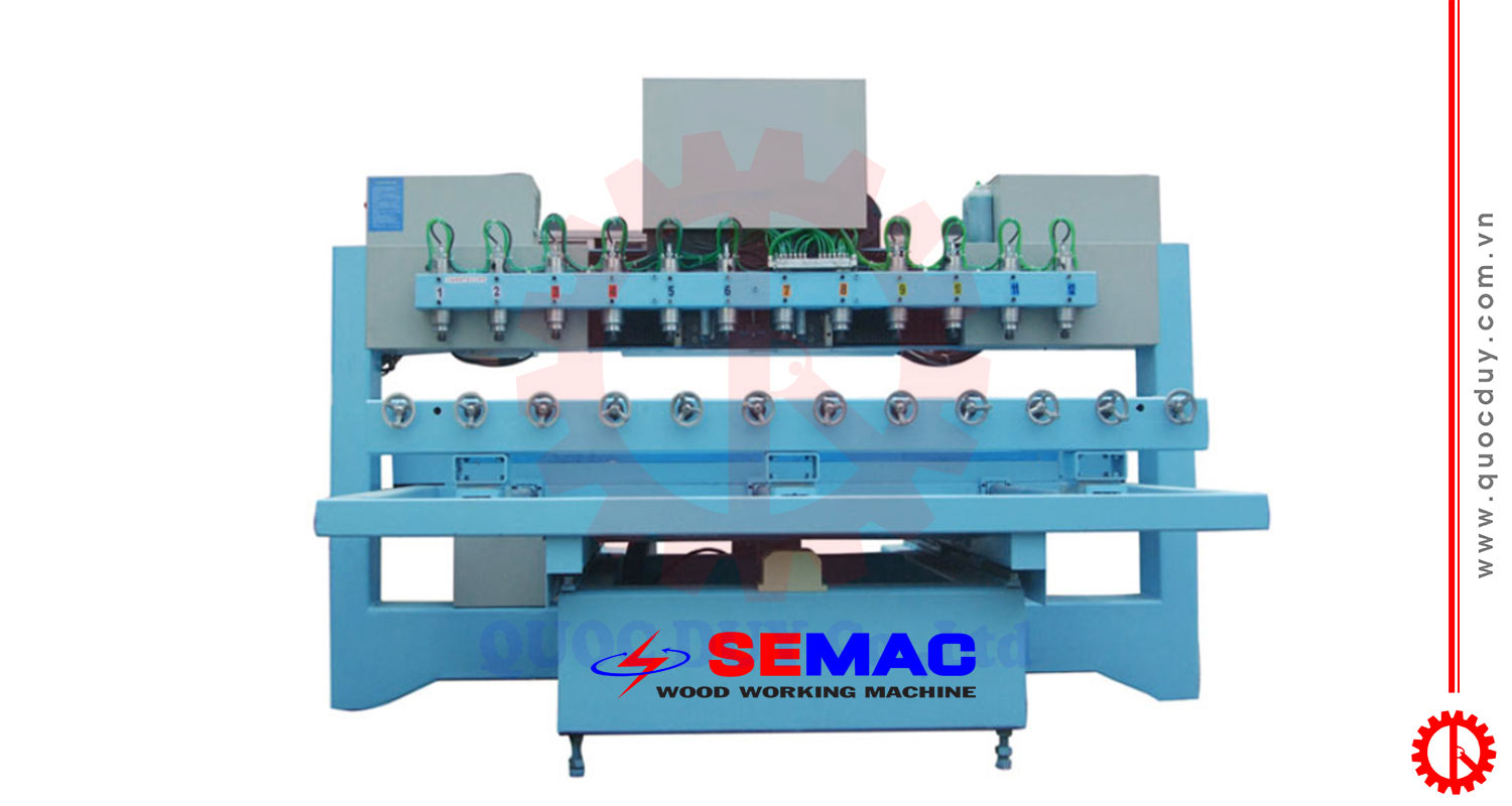 Máy điêu khắc CNC 3d 12 đầu | Quốc Duy