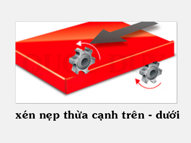xén nẹp thừa cạnh trên dưới | quốc duy