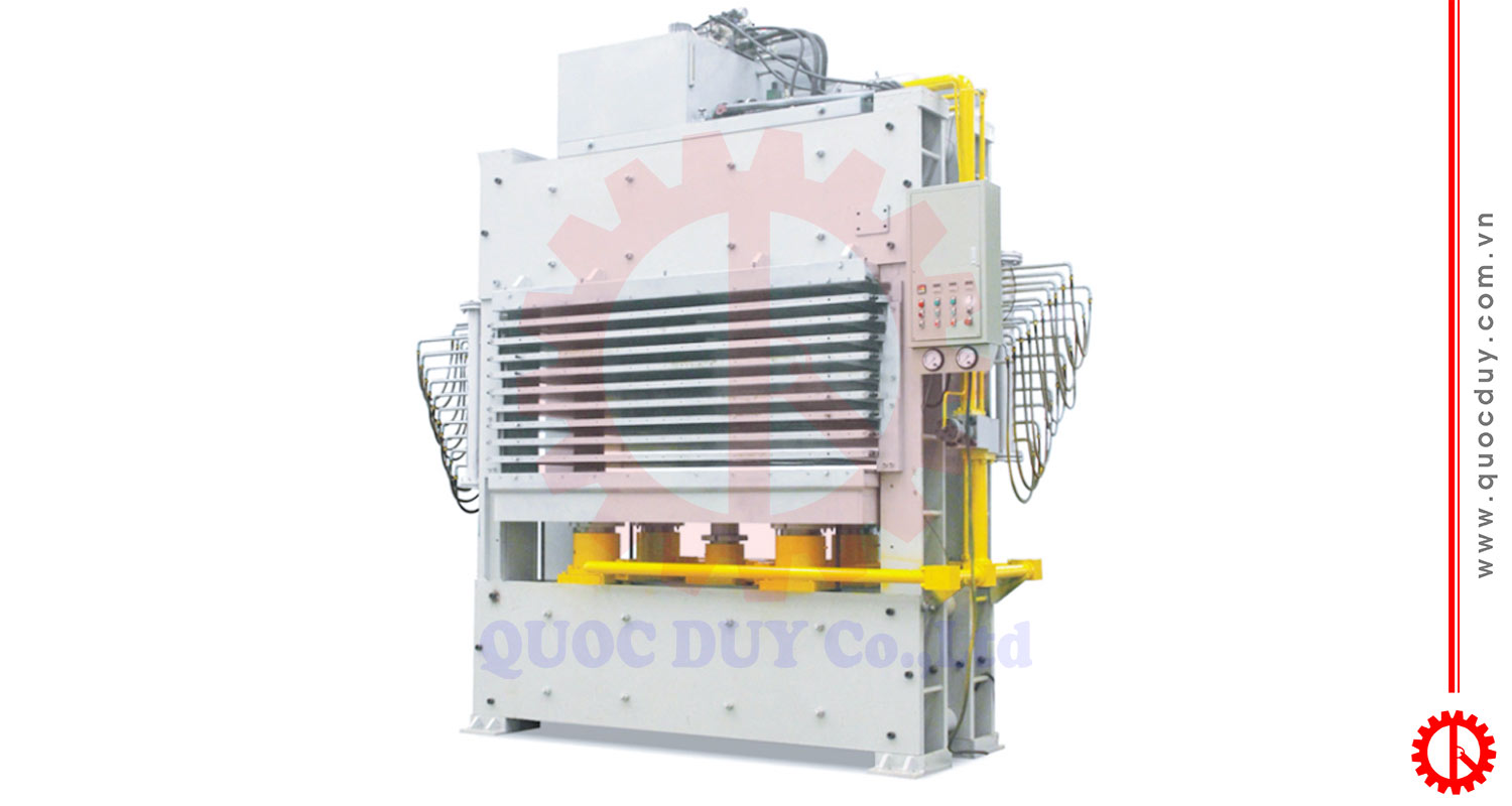 máy ép nóng 10 tầng 600 tấn - BY214X8/80(15)Z3C | Quốc Duy