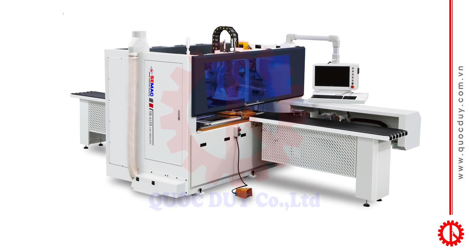 MÁY KHOAN CNC GIA CÔNG 6 MẶT VÁN | QUỐC DUY