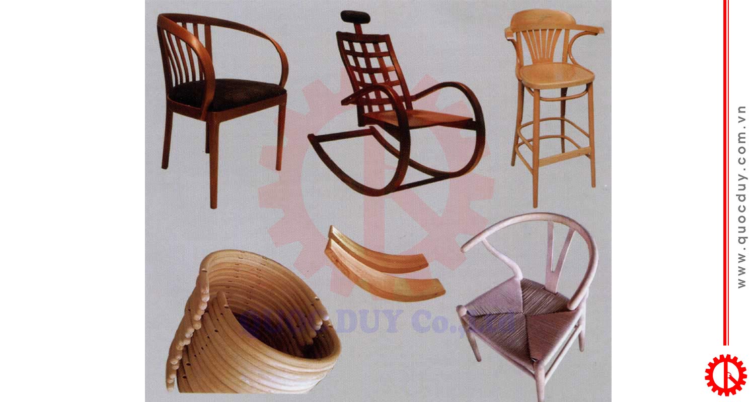 Chuyền máy uốn cong gỗ | Quốc Duy