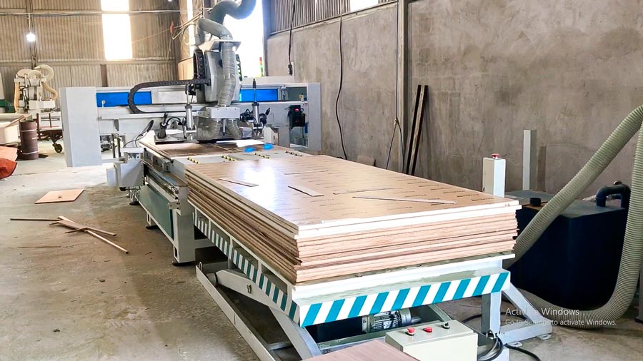 cnc nesting tai xuong khach hang 3