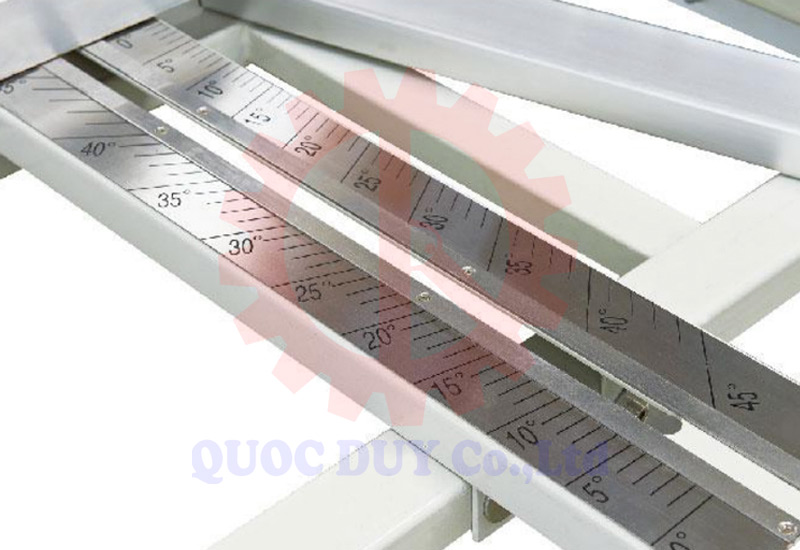 thước đo chính máy cưa bàn trượt | quốc duy