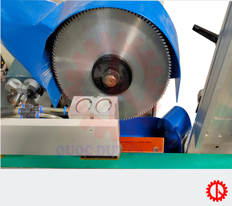 Lưỡi cắt phay 2 đầu máy cắt khoan bắt chốt tự động | Quốc Duy