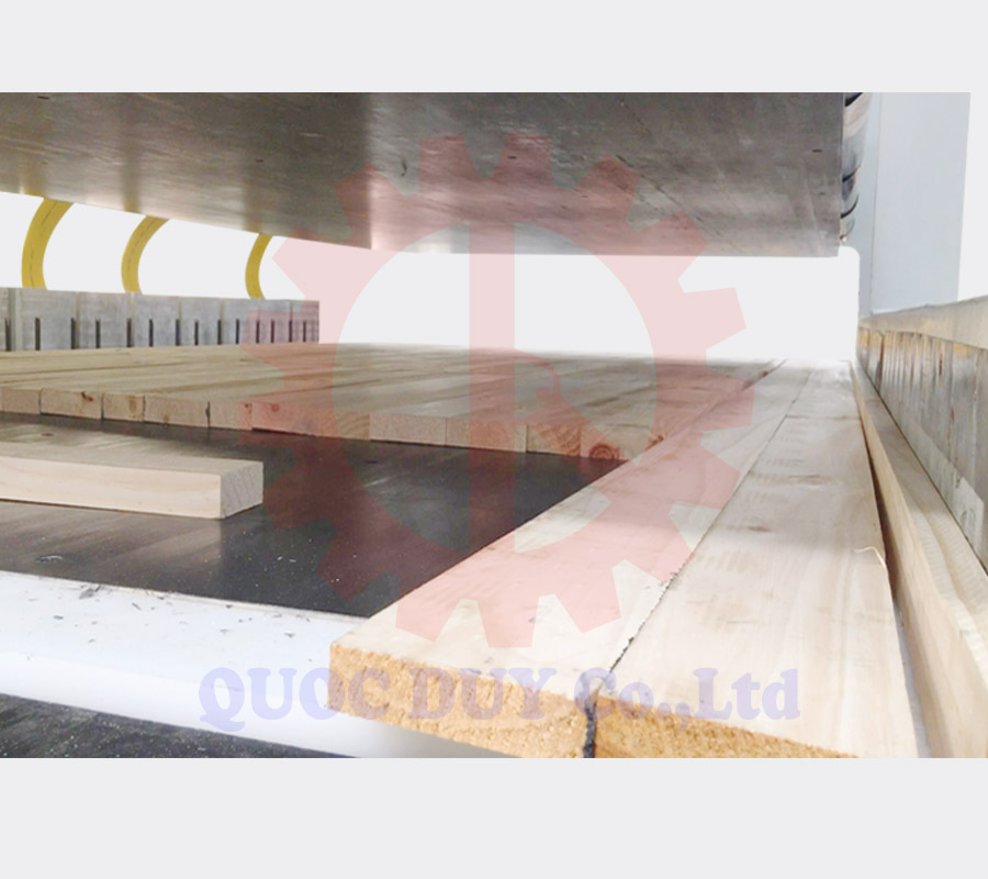 Mặt bàn ép máy ghép ngang cao tần khổ lớn | Quốc Duy