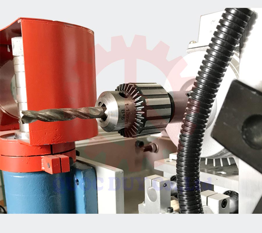 Cụm khoan máy phay khoan cấy ốc chân ghế | Quốc Duy