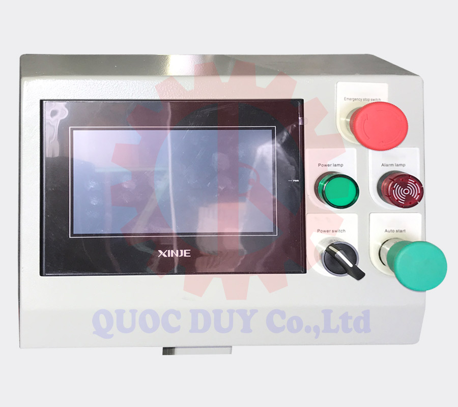 Màn hình điều khiển máy phay khoan cấy ốc chân ghế | Quốc Duy