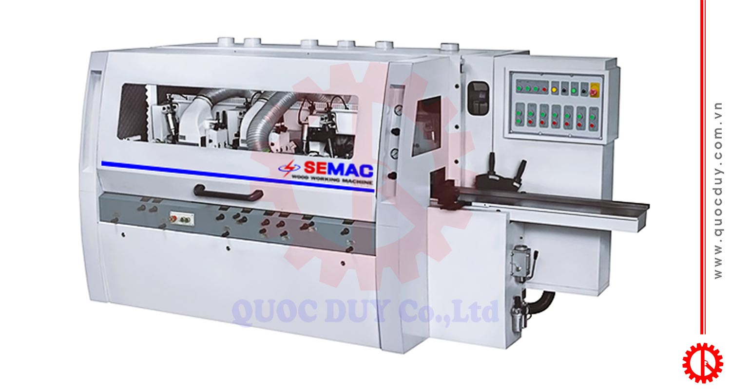 Máy bào gỗ 4 mặt 4 trục | Quốc Duy