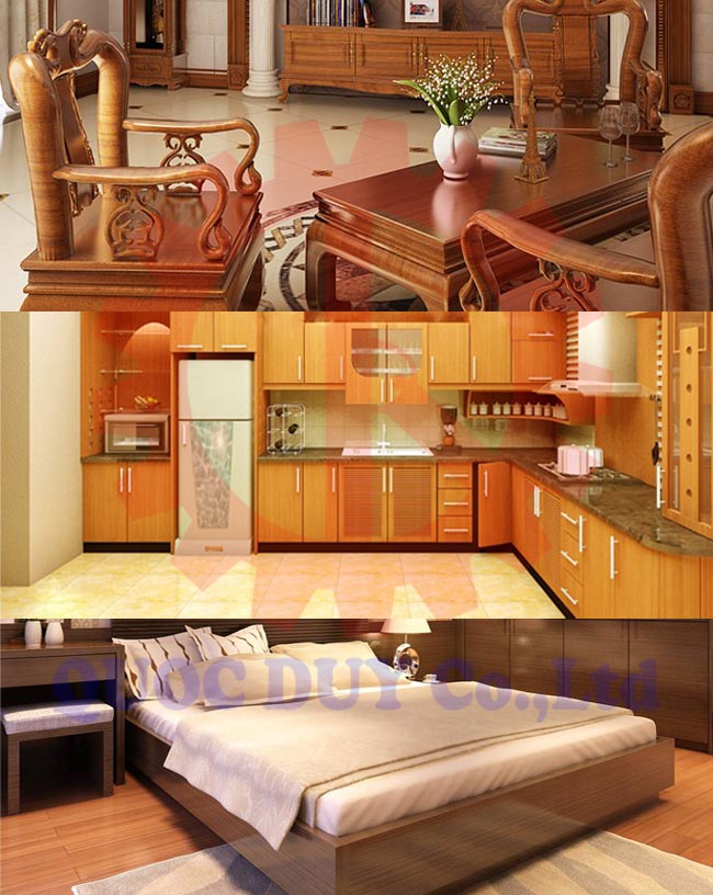 Nội thất gỗ hiện đại | Quốc Duy